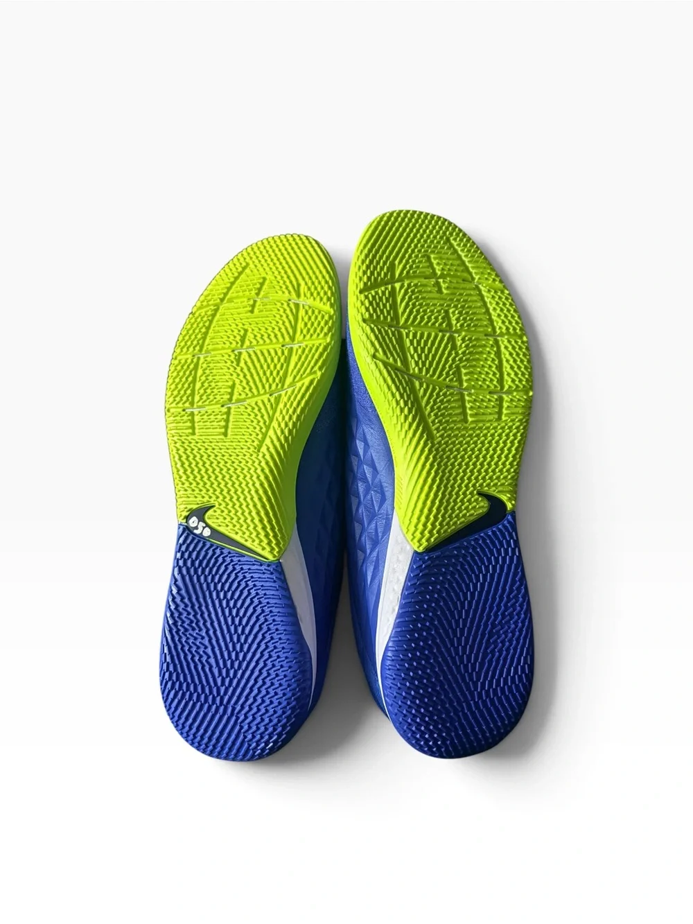 Nike Men's Blue with Neon Green Shoes